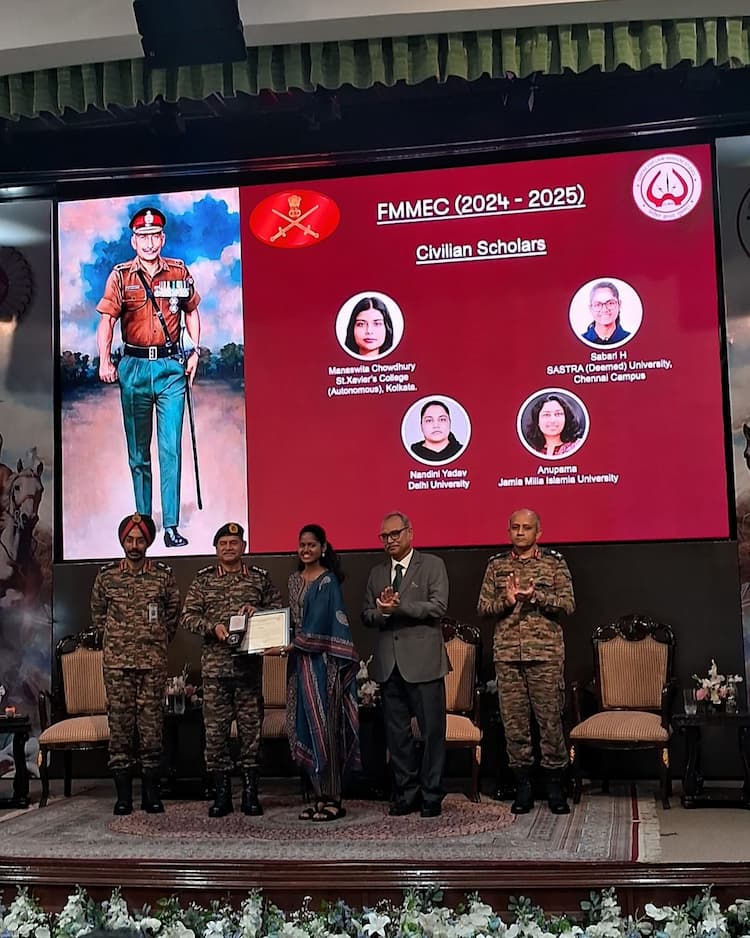 Congratulations to Sabari H, our Alumna 